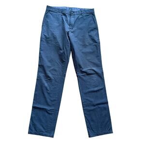 Gap Men's Gray Tailored Straight Fit Khaki Chino Pants Size 32x34 Casual Preppy
